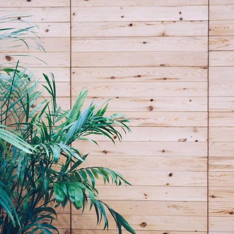 Wooden outdoor slats